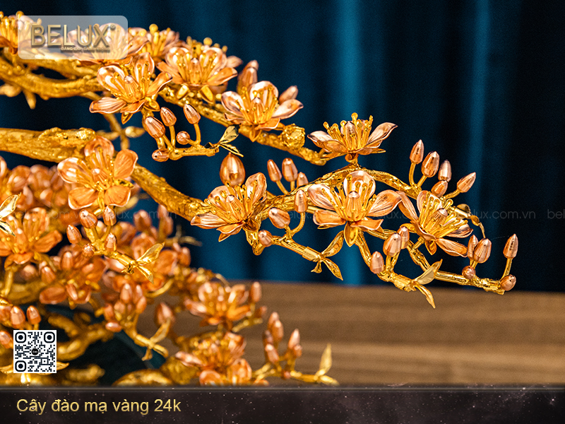 Cây đào mạ vàng 24k&nbsp;